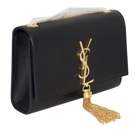 ysl chain with tassel|Saint Laurent Kate Small Tassel YSL Wallet on Chain in Grained .